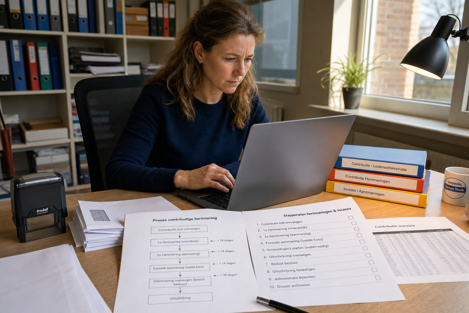 Contributieherinneringen en achterstallige betalingen vereniging