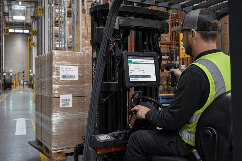Hoe integreer je heftruck computer systemen met je WMS/ERP voor realtime voorraad- en locatieregistratie in het&nbsp;magazijn?