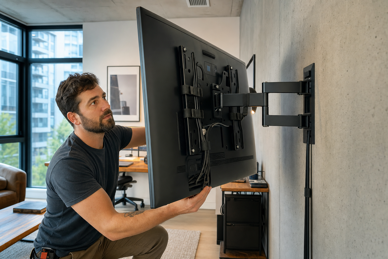 Kabelmanagement systemen voor TV beugels